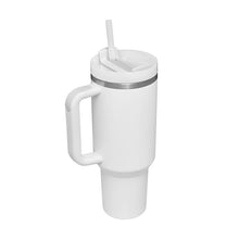 Load image into Gallery viewer, 40 Oz Tumbler With Handle Straw Insulated, Stainless Steel Spill Proof Vacuum Coffee Cup Tumbler With Lid Tapered Mug Gifts For Valentine Lover Suitable For Car Gym Office Travel
