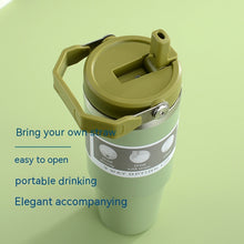 Load image into Gallery viewer, Portable Car Cup Stainless Steel Cup Travel Sports Water Bottle
