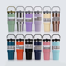 Load image into Gallery viewer, Portable Car Cup Stainless Steel Cup Travel Sports Water Bottle
