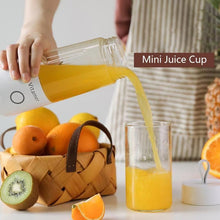 Load image into Gallery viewer, USB Rechargeable Mixer Smoothie Slushy Cup Juice Blender Bottle
