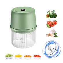 Load image into Gallery viewer, USB Rechargeable Electric Garlic Press Portable Wireless Food Chopper
