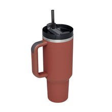 Load image into Gallery viewer, 40 Oz Tumbler With Handle Straw Insulated, Stainless Steel Spill Proof Vacuum Coffee Cup Tumbler With Lid Tapered Mug Gifts For Valentine Lover Suitable For Car Gym Office Travel
