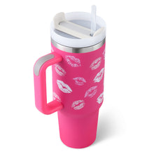 Load image into Gallery viewer, 40 Oz Tumbler With Handle Straw Insulated, Stainless Steel Spill Proof Vacuum Coffee Cup Tumbler With Lid Tapered Mug Gifts For Valentine Lover Suitable For Car Gym Office Travel
