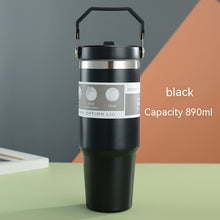 Load image into Gallery viewer, Portable Car Cup Stainless Steel Cup Travel Sports Water Bottle
