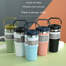 Load image into Gallery viewer, Portable Car Cup Stainless Steel Cup Travel Sports Water Bottle
