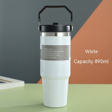 Load image into Gallery viewer, Portable Car Cup Stainless Steel Cup Travel Sports Water Bottle
